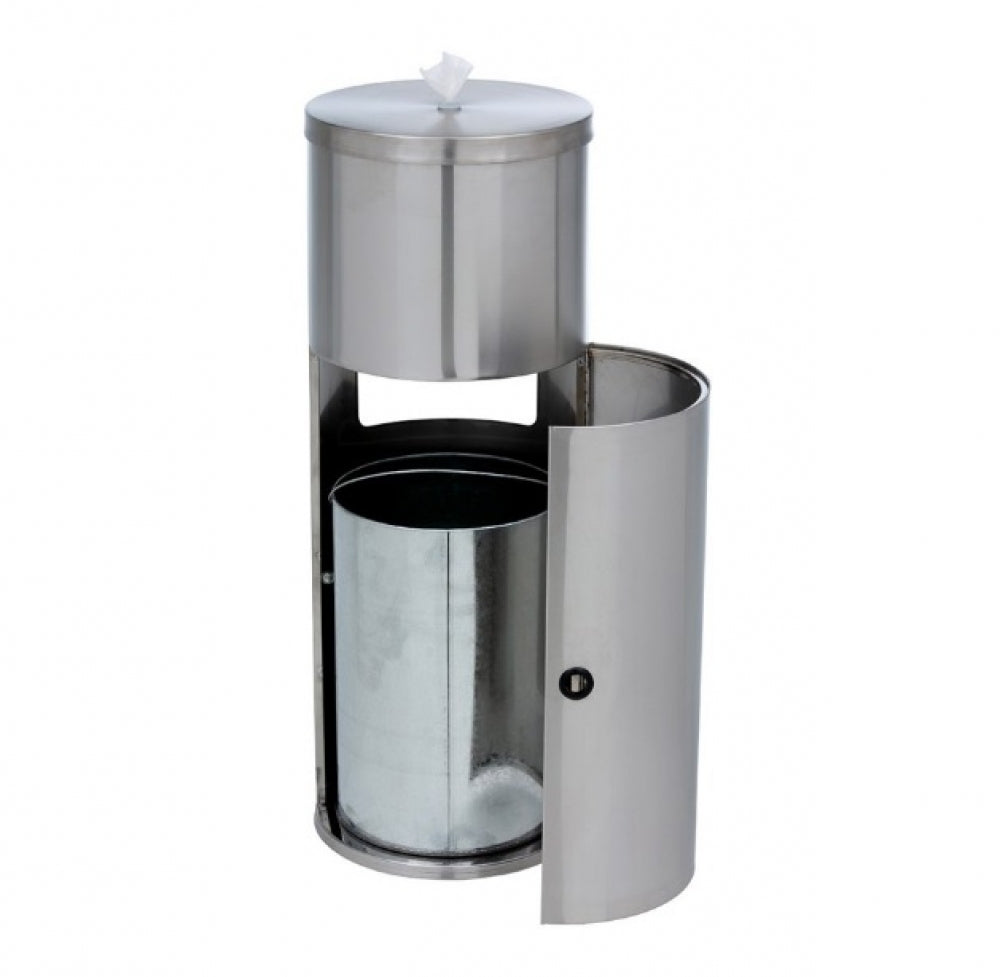 WOW Wipes Premium Floor Standing Wipe Dispenser and Bin