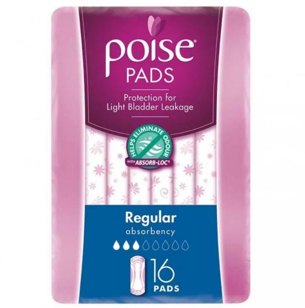 Poise Feminine Regular Pads