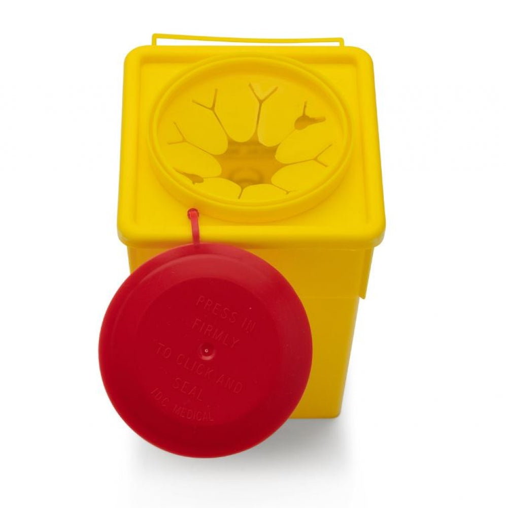 IDC Medical RE2LS Sharps Disposal Container Sqaure 2L