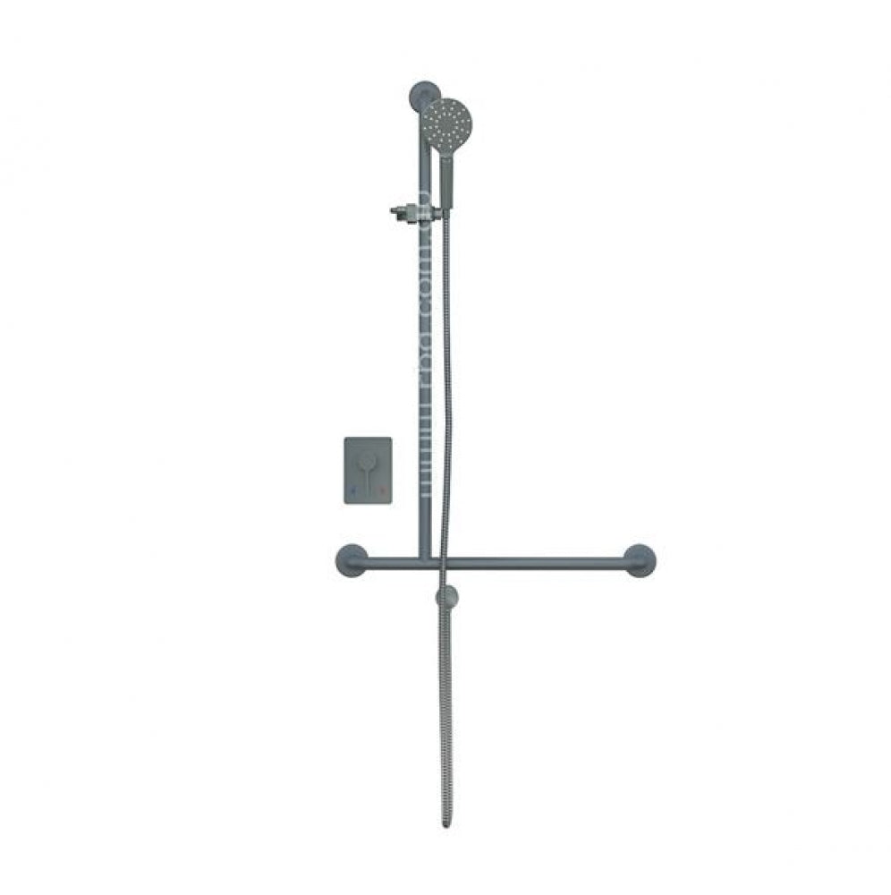 RBA RBA4110-951 5 Star Shower T-Rail Kit and Mixer Left Hand