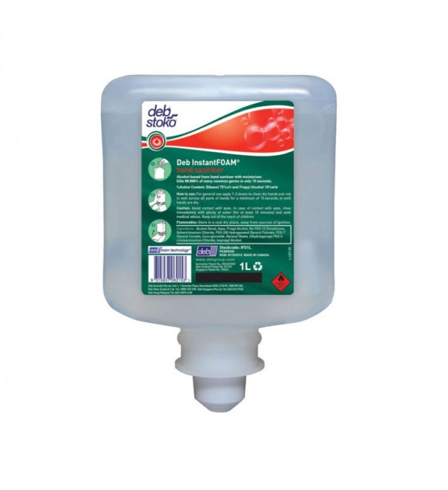 Deb InstantFOAM IFS1L Hand Sanitiser Alcohol
