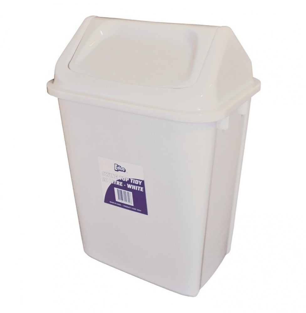 Edco Swing Top Tidy Bin 10L