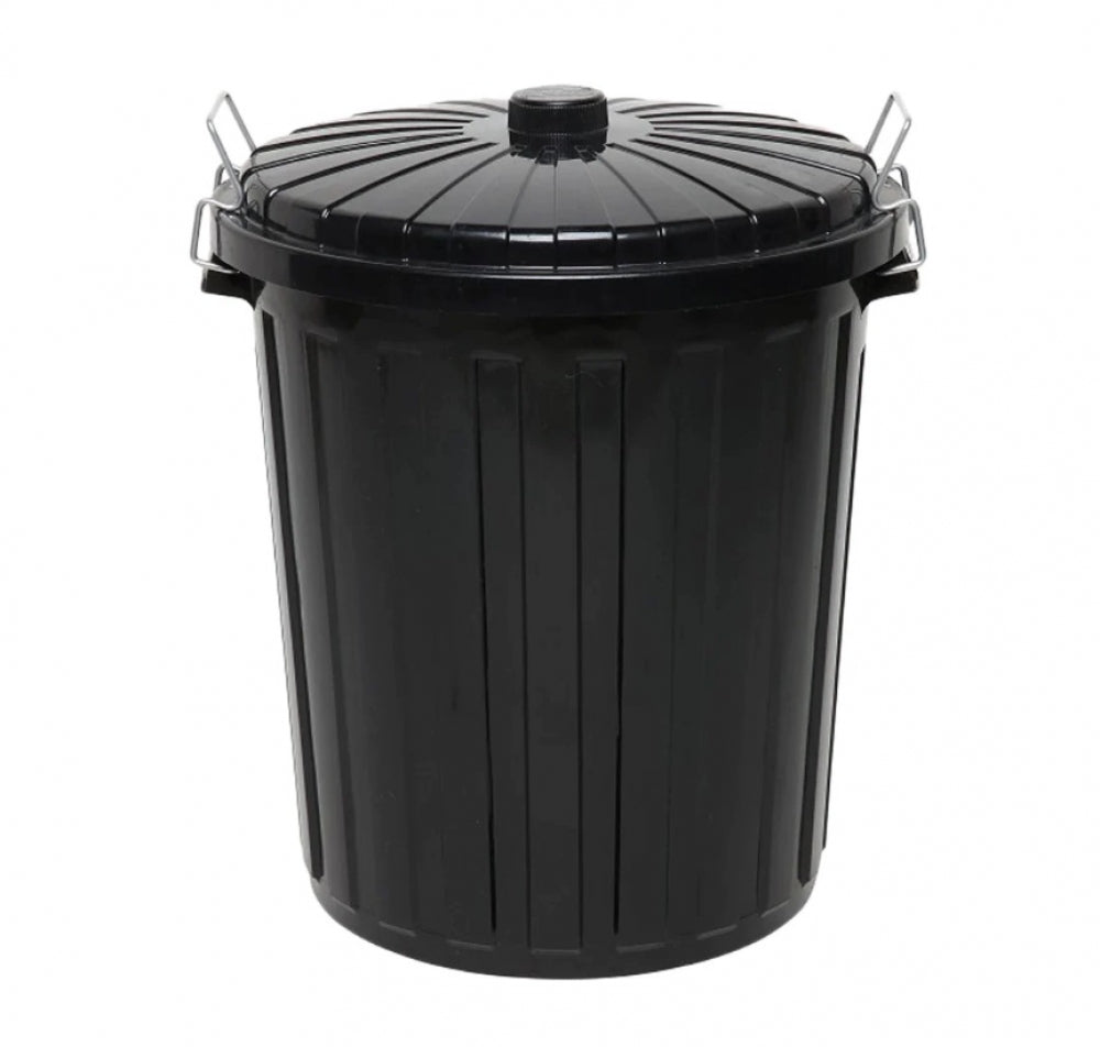 Edco 19198 Plastic Garbage Bin with Lid 73L