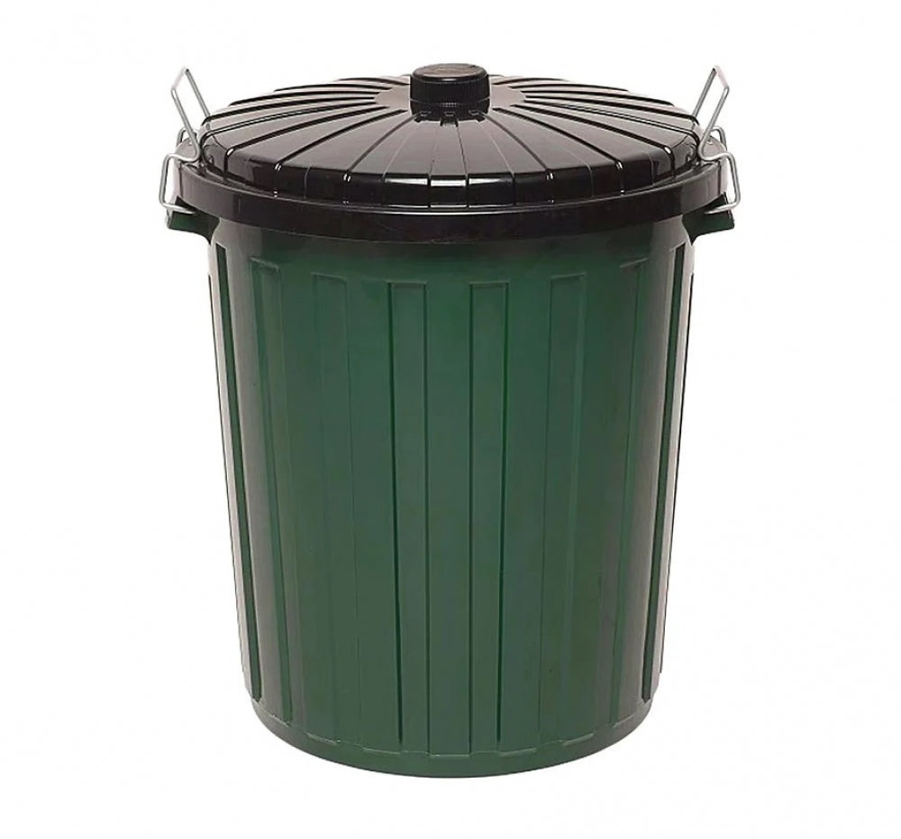 Edco 19190 Plastic Garbage Bin With Lid 55L