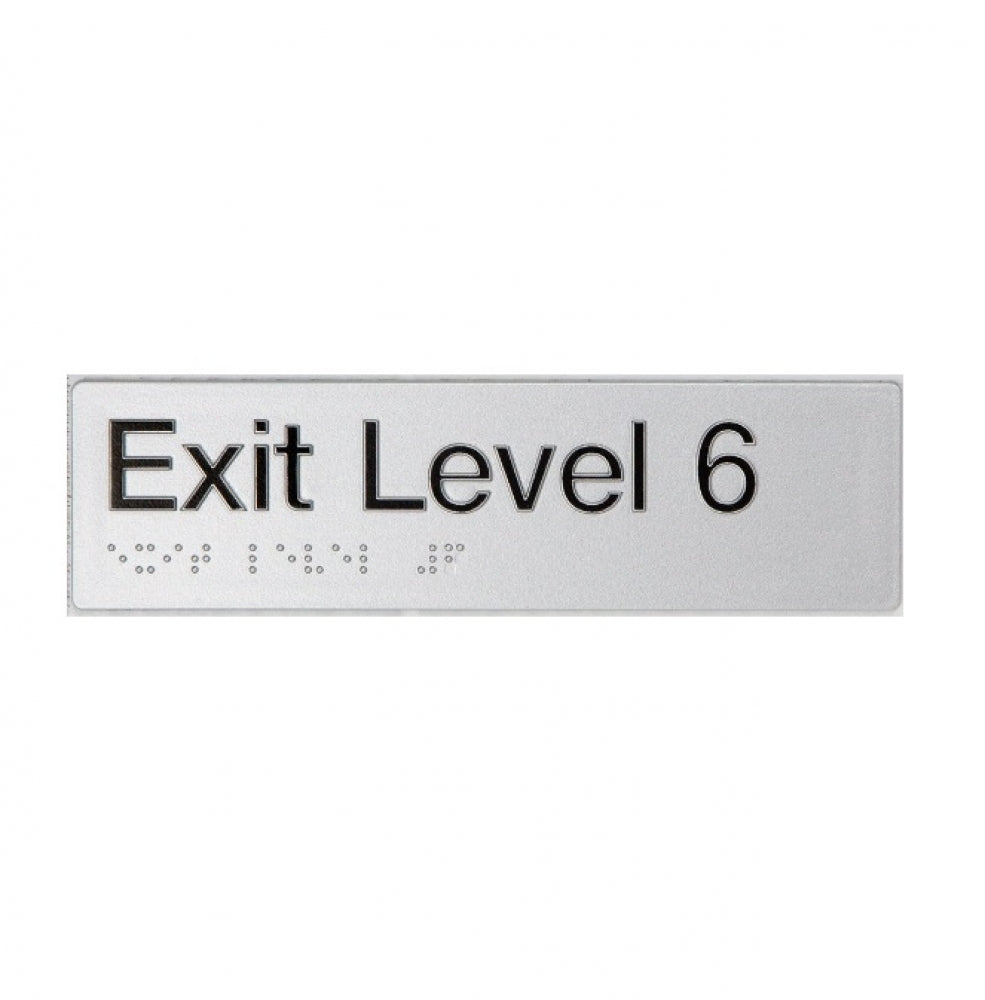 BEST BUY EL6 Exit Sign Level 6 Braille