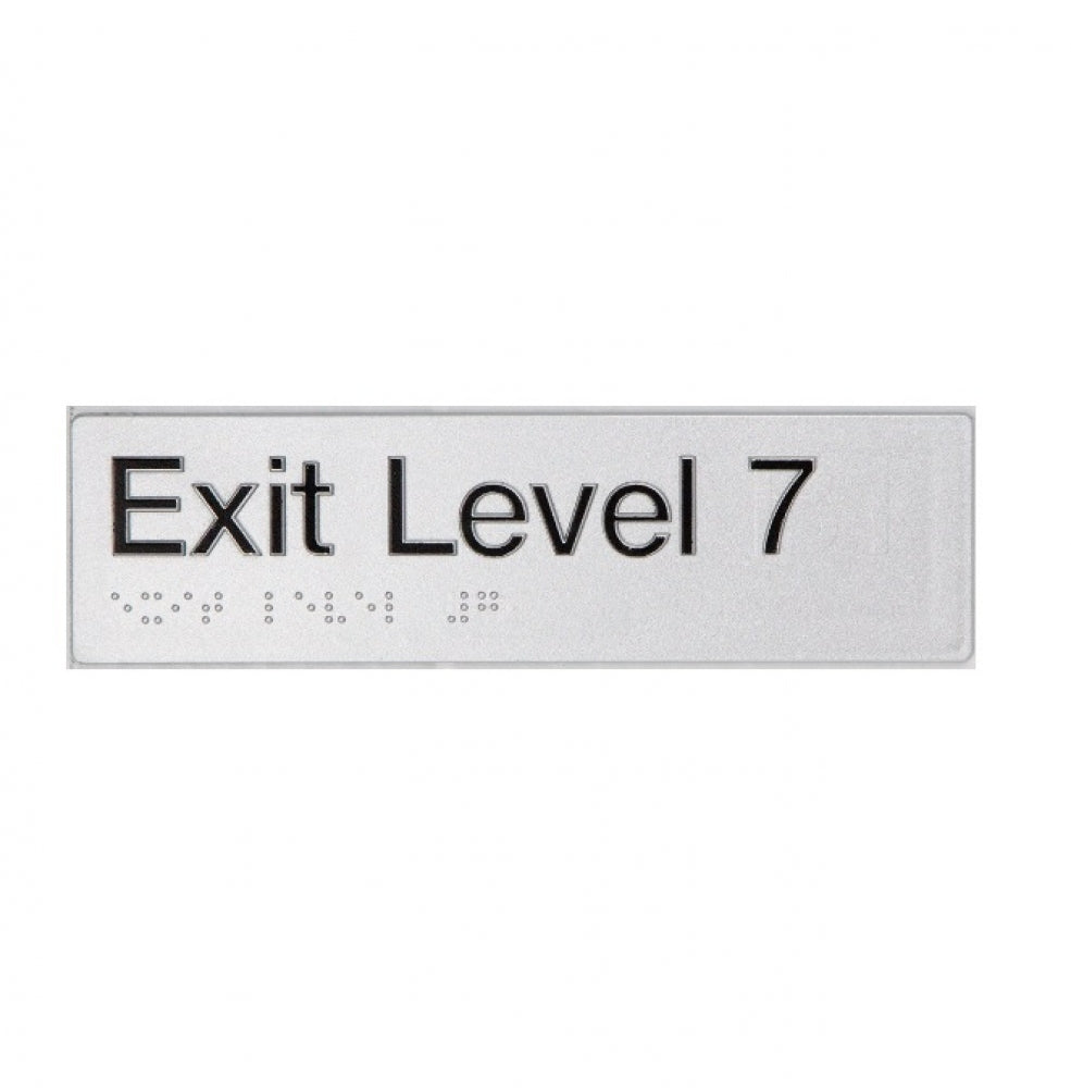 BEST BUY EL7 Exit Sign Level 7 Braille