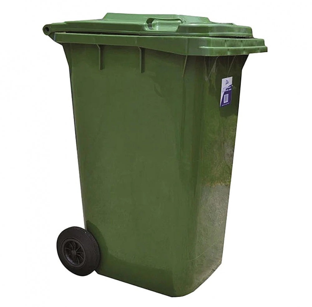 Edco 19402 Heavy Duty Bin With Wheels 240 Litre Green