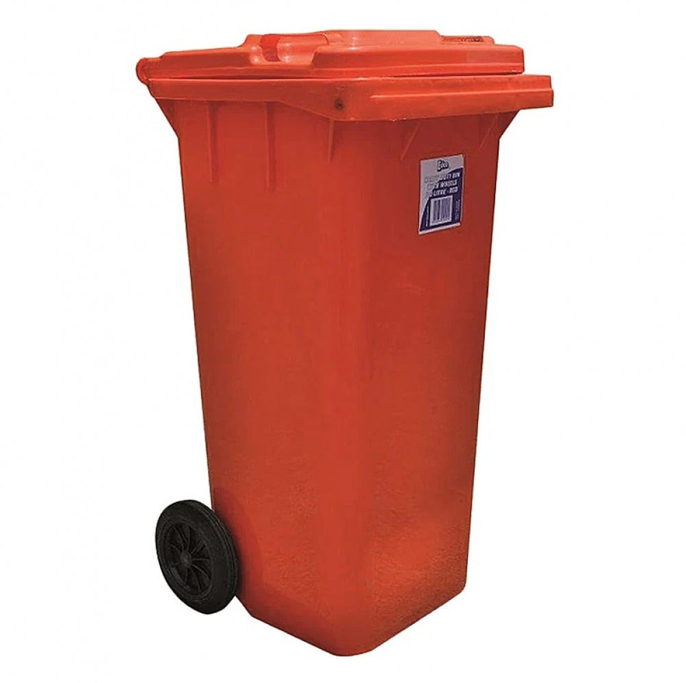 Edco 19411 Heavy Duty Bin With Wheels 120 Litre