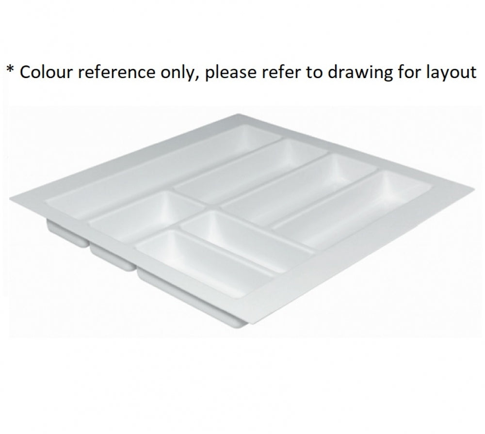 Hafele Classico 500 Cutlery Tray Suits 700mm Drawer