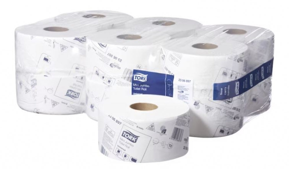 TORK T2 2306897 Jumbo Toilet Paper Mini Universal 400m
