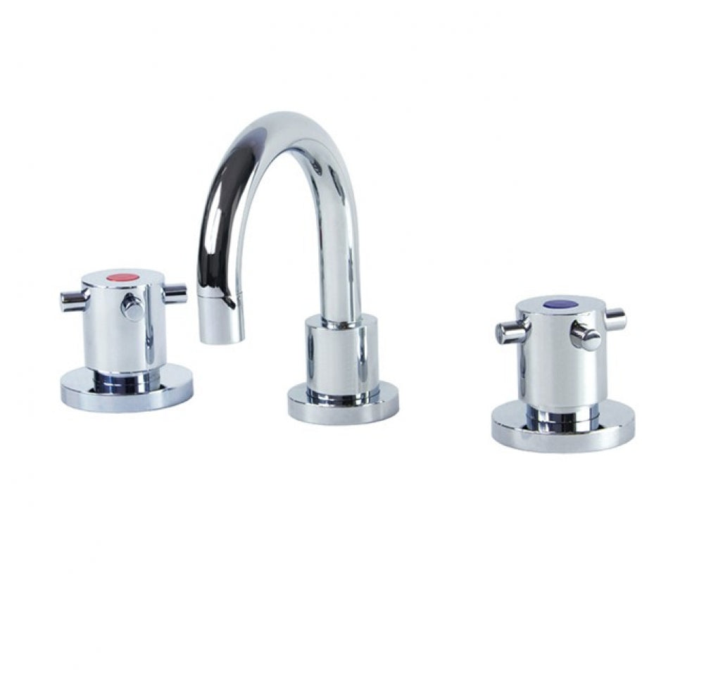Gentec Cleanline Capstan CAP0002 Bench Mounted Basin Set Swivel Spout