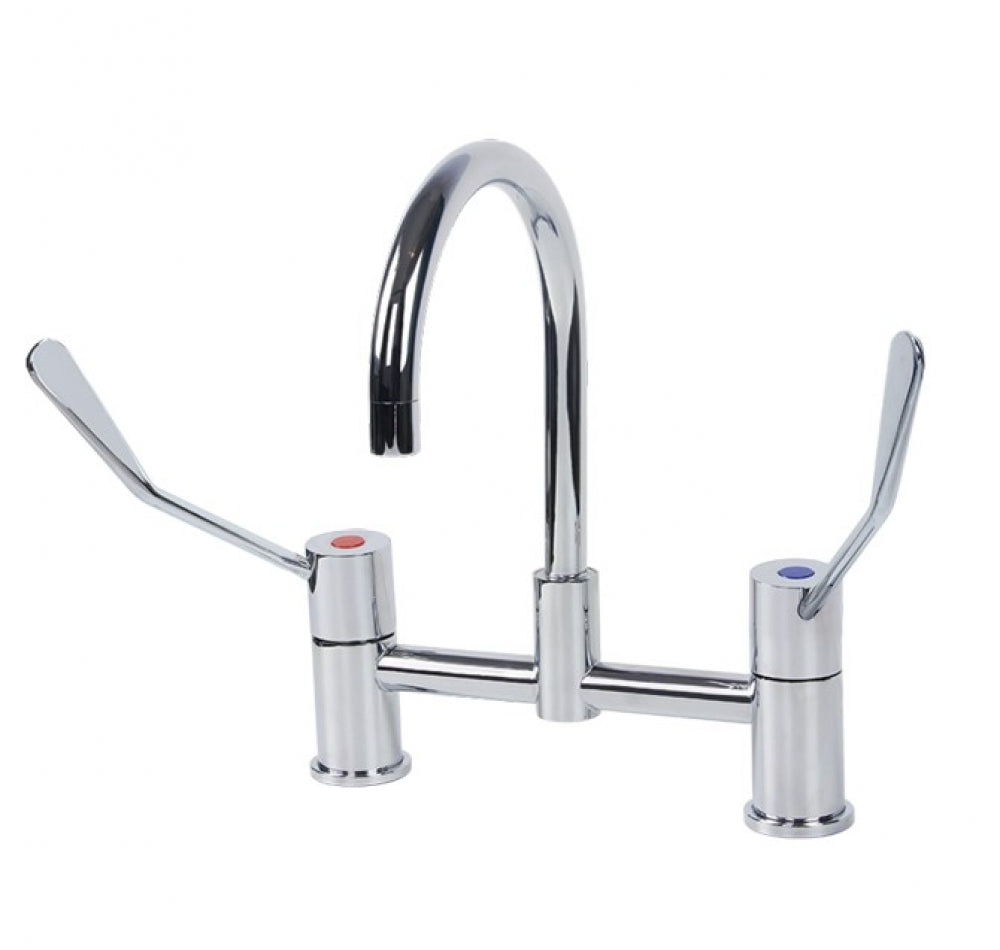 Gentec Cleanline Lever CL15015 Bench Mounted Exposed Mixing Set