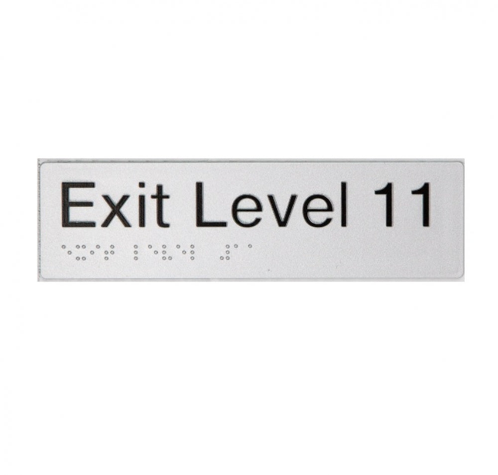 BEST BUY EL11 Exit Sign Level 11 Braille