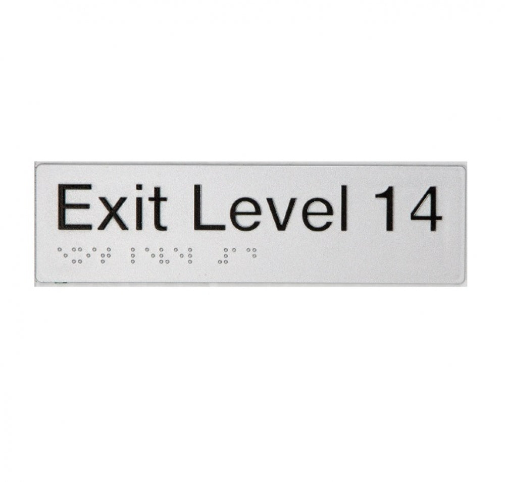 BEST BUY EL14 Exit Sign Level 14 Braille