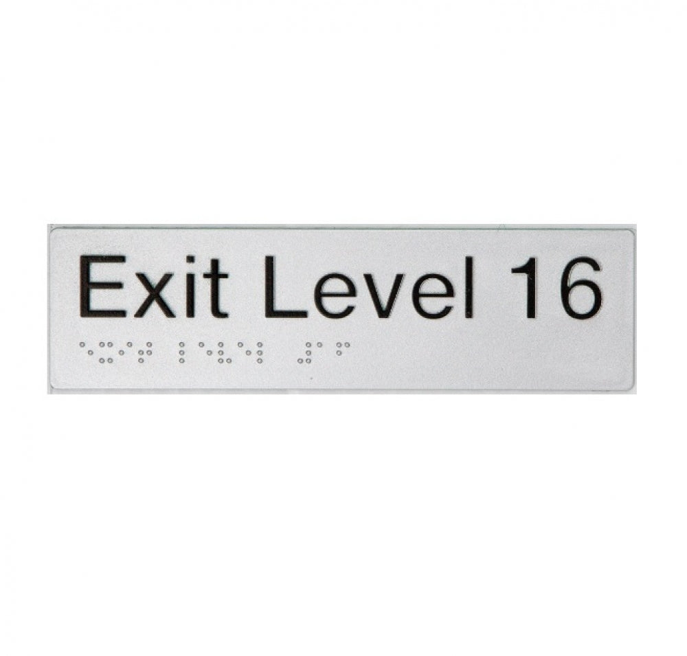 BEST BUY EL16 Exit Sign Level 16 Braille
