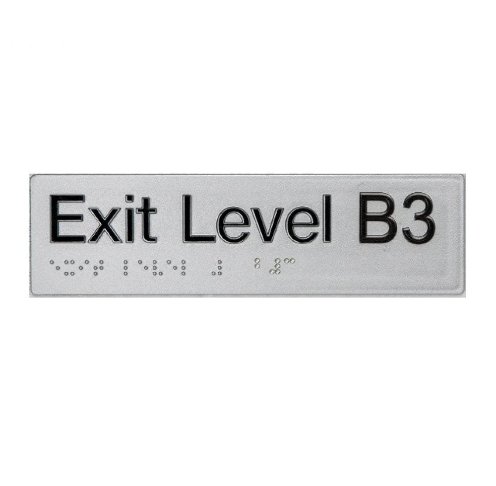 BEST BUY EB3 Exit Sign Basement 3 Braille