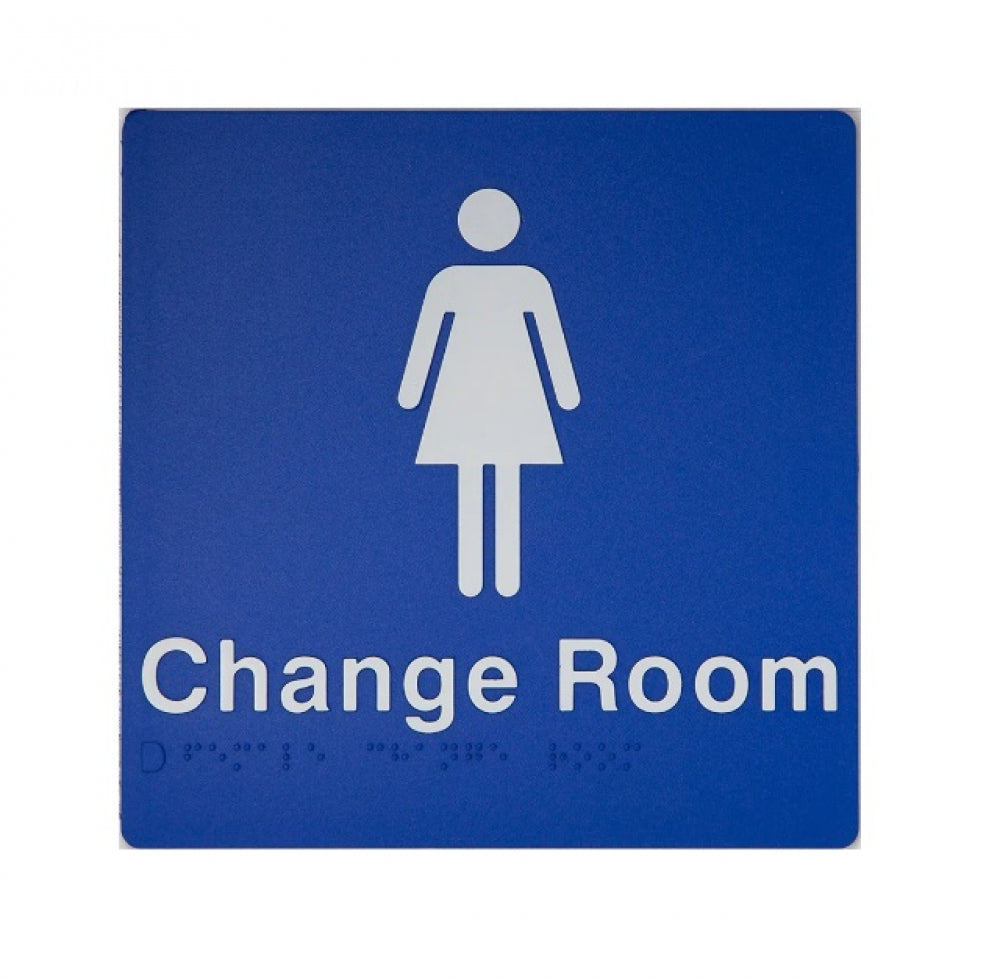 BEST BUY FCR Female Change Room Sign Braille