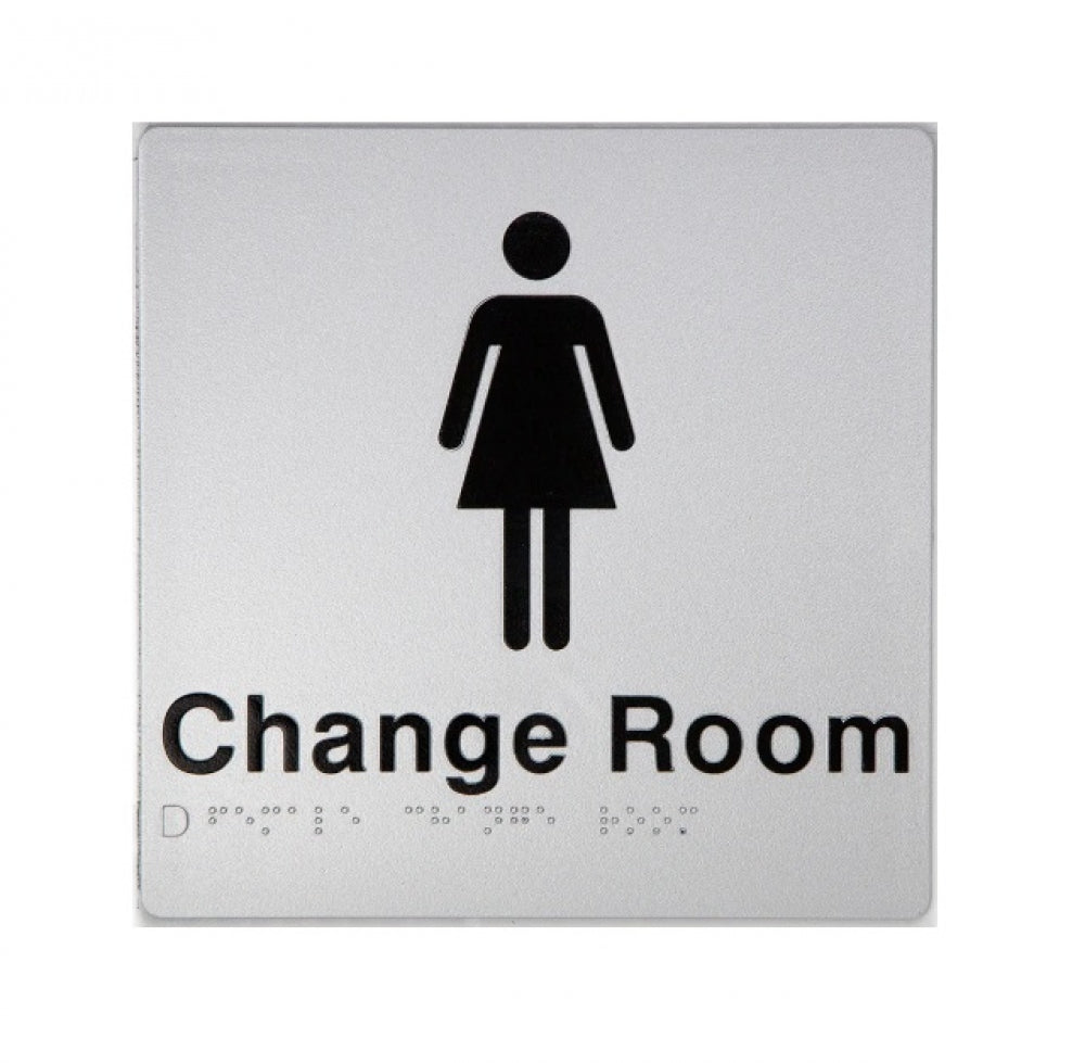 BEST BUY FCR Female Change Room Sign Braille