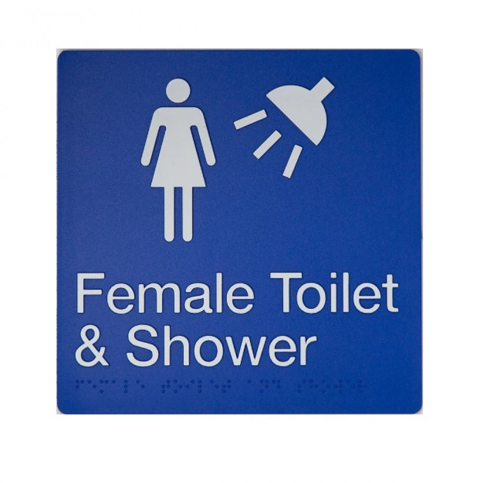 BEST BUY FTS Female Toilet and Shower Sign Braille