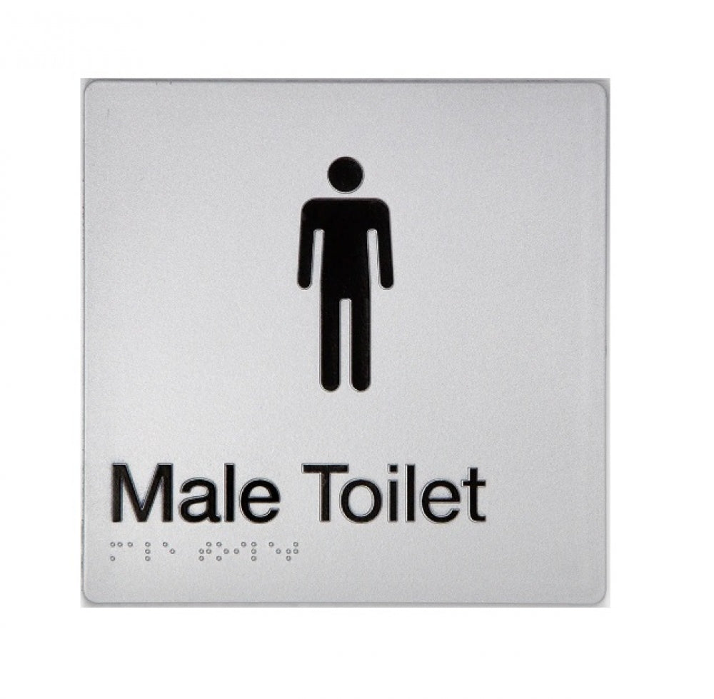 BEST BUY MT Male Toilet Sign Braille