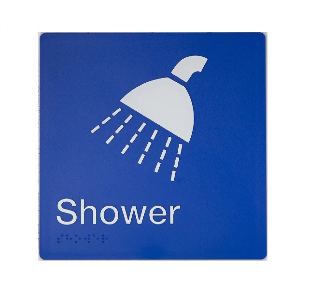 BEST BUY Shower Sign Braille