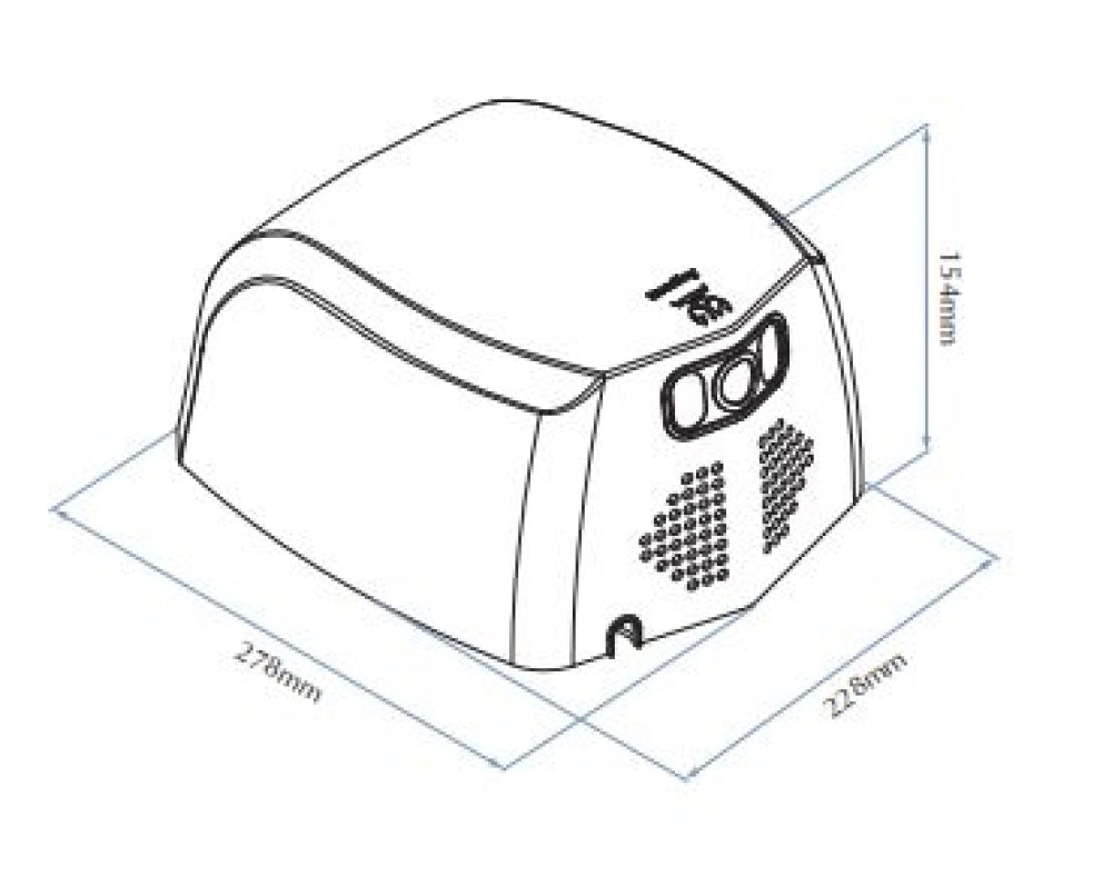 Bradley Airstream Eco 220-312 Hand Dryer Automatic