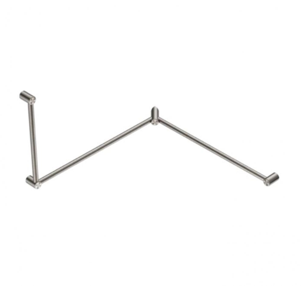 Nero Mecca Care NRCR3290C Toilet Grab Rail 90 Degree Continuous Wraparound