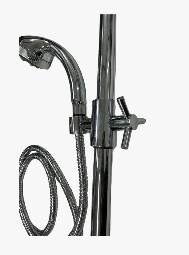 BEST BUY RUNOUT Shower Rail with Shower Head Kit