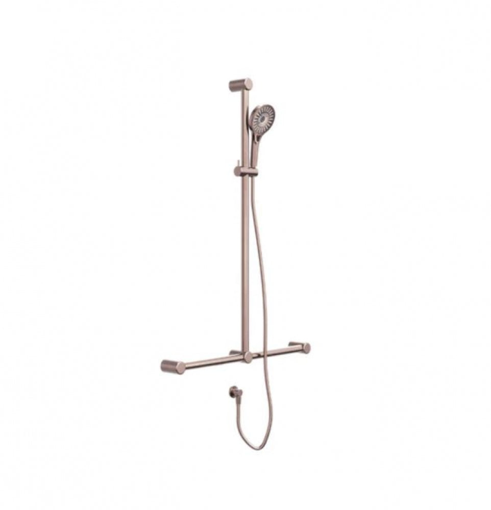 Nero Mecca Care NRCS006 T Bar Grab Rail and Adjustable Shower Set