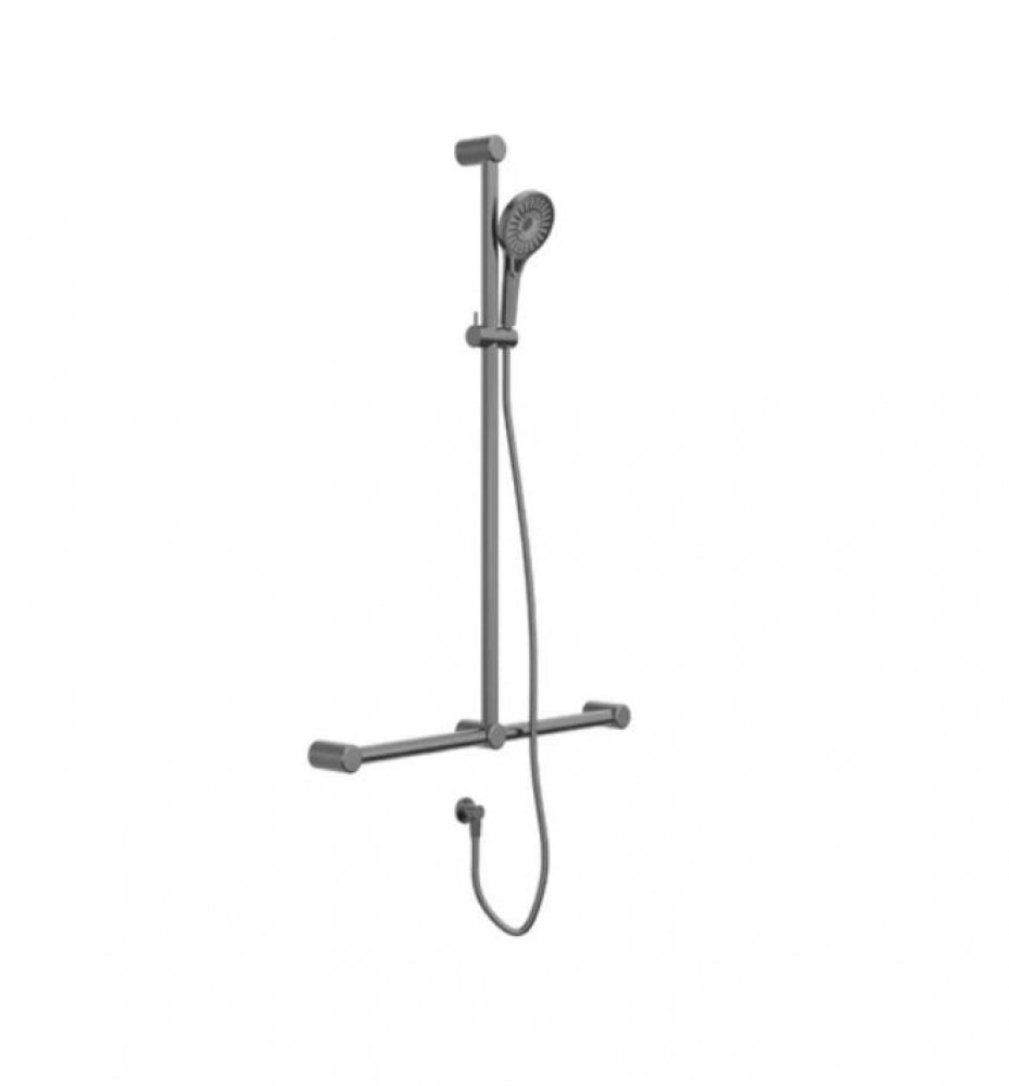 Nero Mecca Care NRCS006 T Bar Grab Rail and Adjustable Shower Set