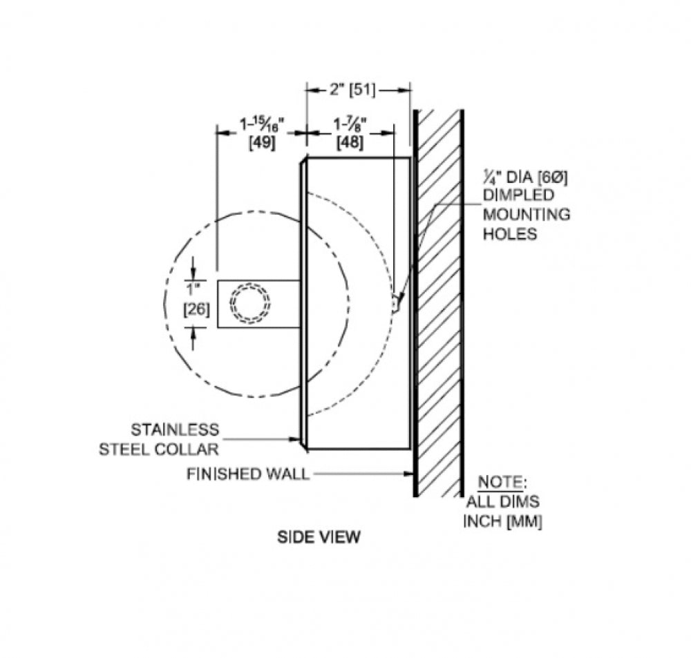 JD MACDONALD 10-74022 Double Toilet Roll Holder