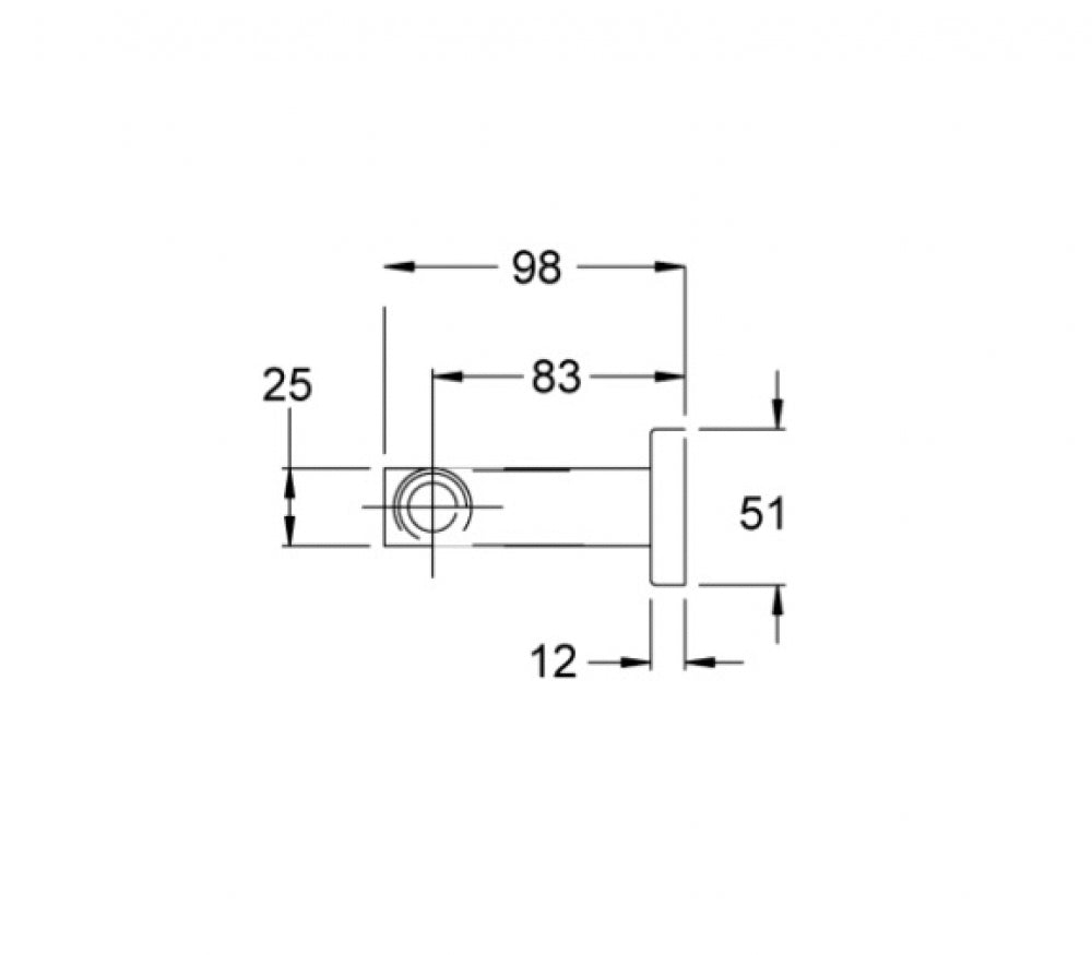 JD MACDONALD 10-7305-2-41 Double Toilet Roll Holder
