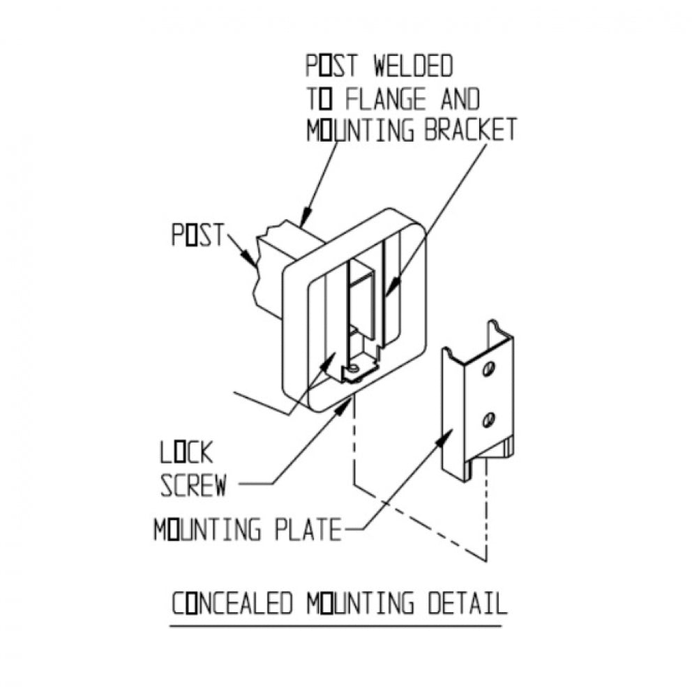 JD MACDONALD 10-7380-18 Bathroom Shelf Surface Mounted