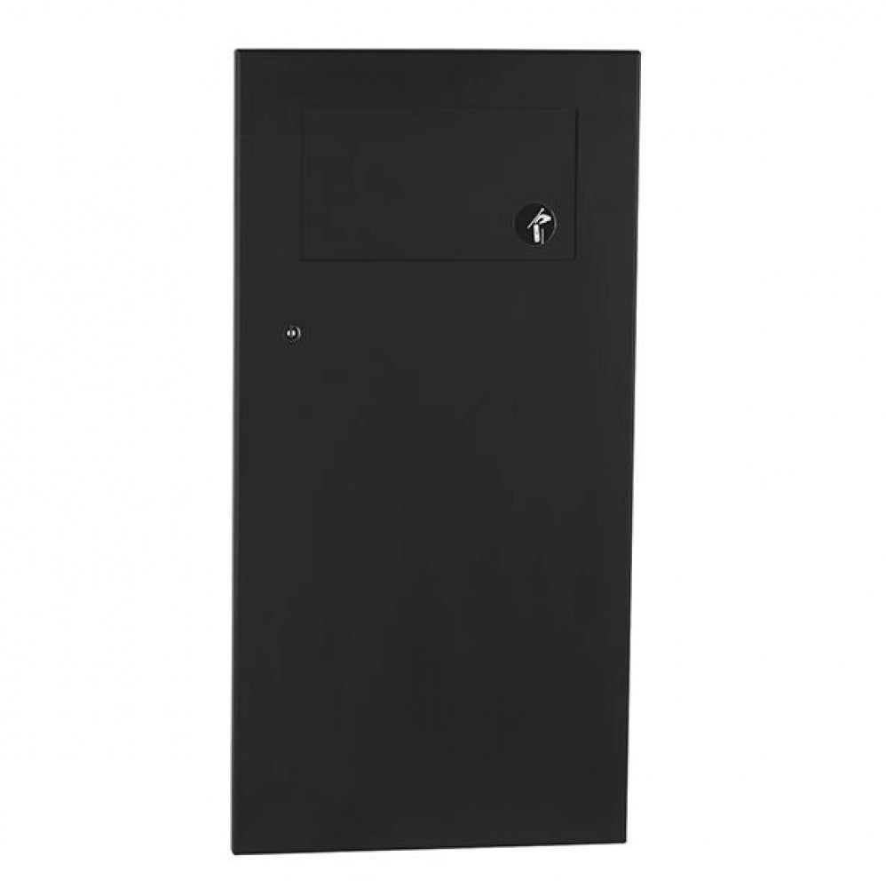 BOBRICK Trimline B35633-MBLK Waste Receptacle 11L With Disposal Door