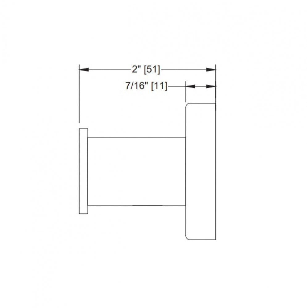JD MACDONALD 10-7340-41 Robe Hook Single