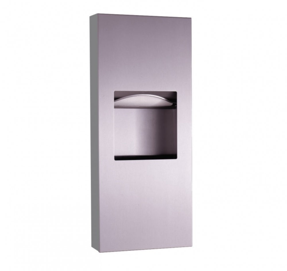 BOBRICK Trimline B36903 Paper Towel and Waste Receptacle 6L