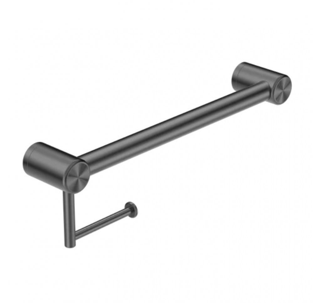 Nero Mecca Care NRCR3218A Grab Rail with Toilet Roll Holder