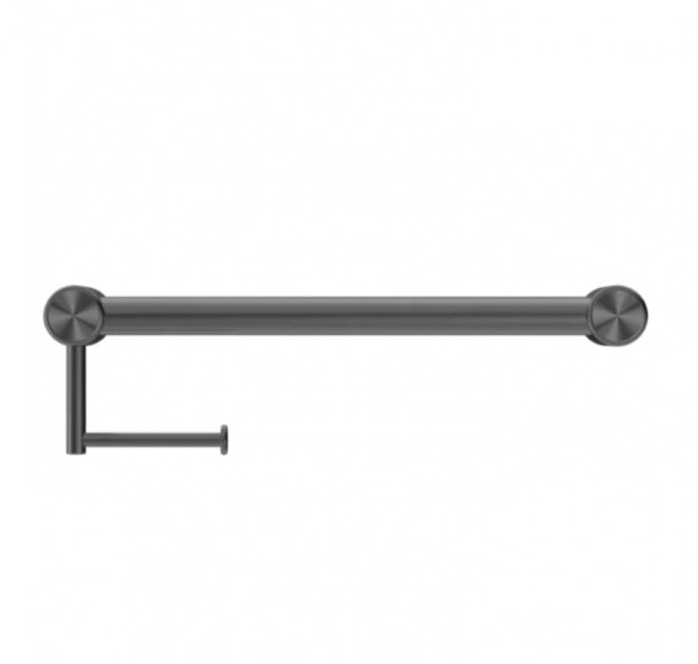 Nero Mecca Care NRCR3218A Grab Rail with Toilet Roll Holder