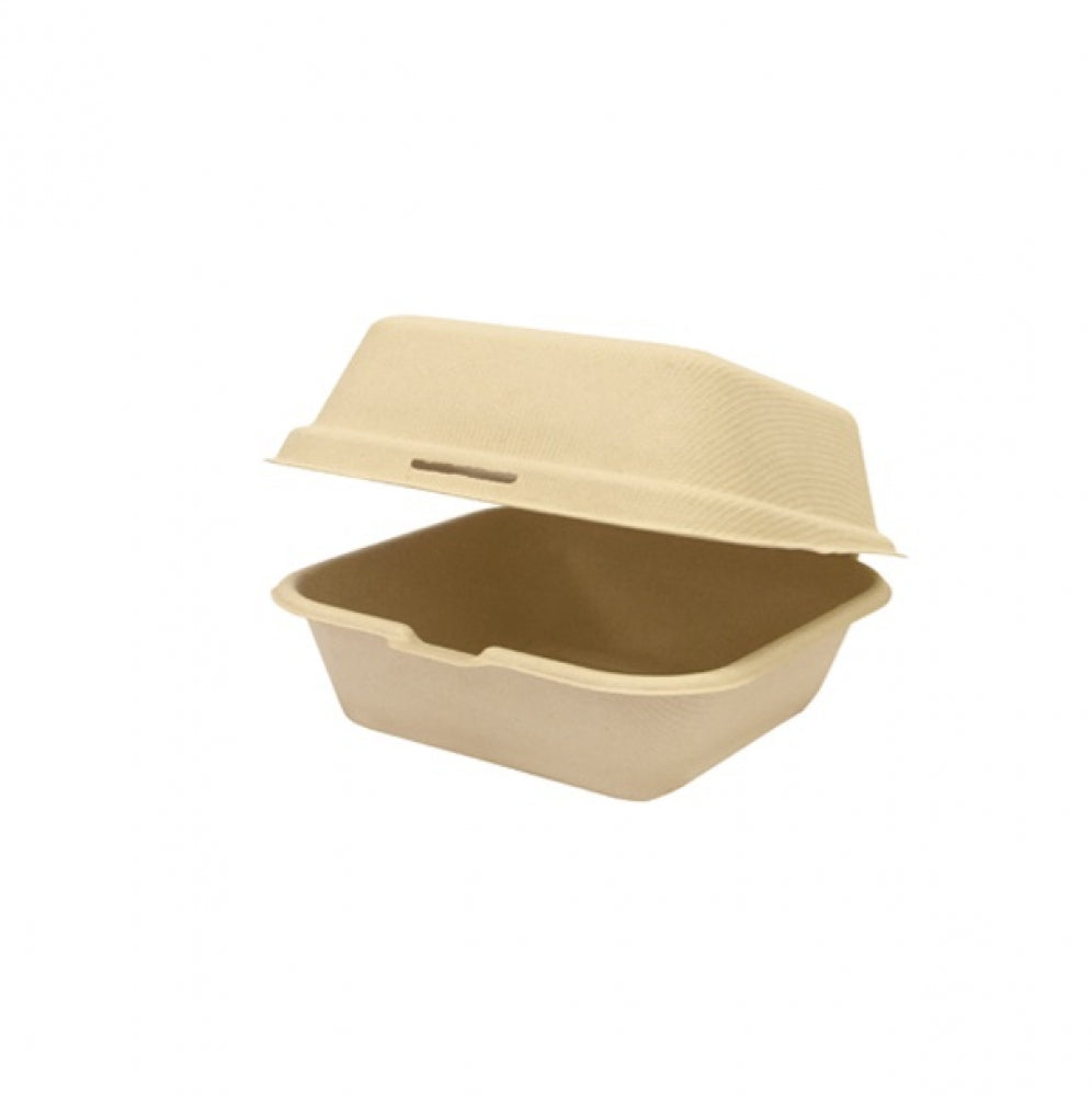 Castaway Enviroboard CA-ESC01 Burger Clams with Hinged Lid
