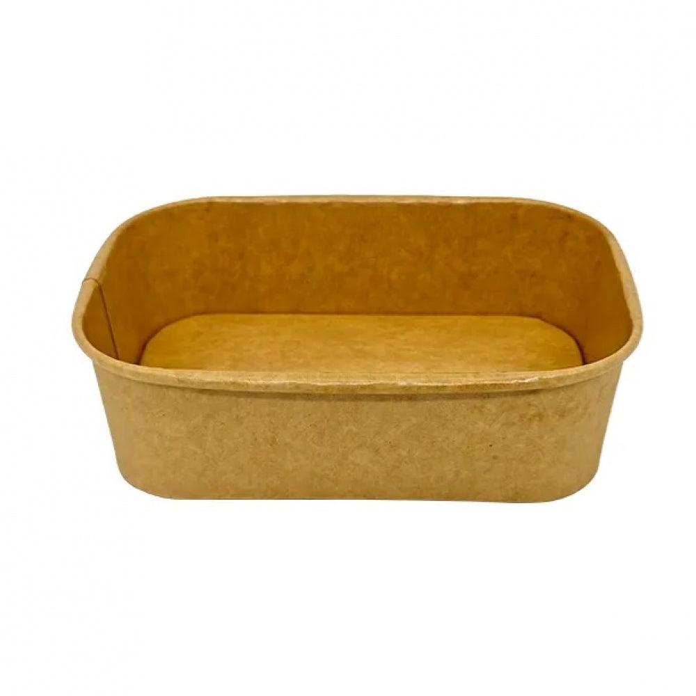 Castaway MicroReady CA-RECK650 Rectangular Paper Food Container 650mL