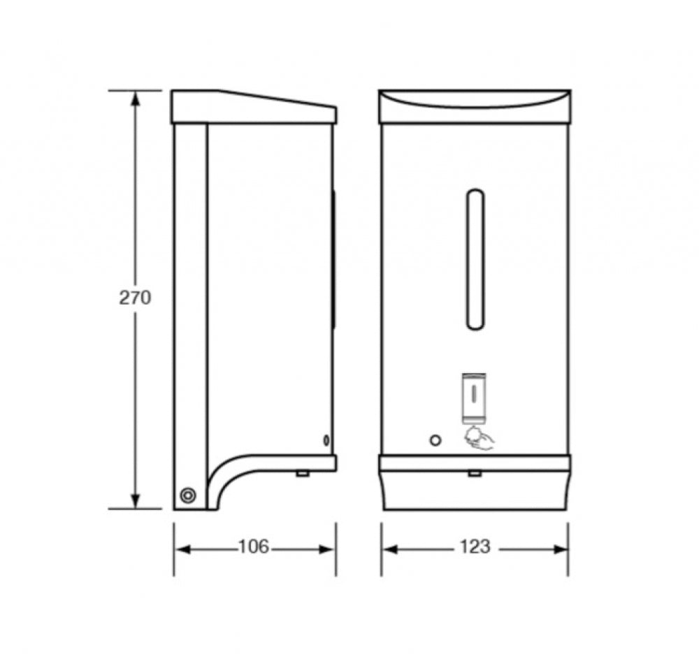 Metlam MSD_SANITISEDISP Automatic Sanitiser Dispenser