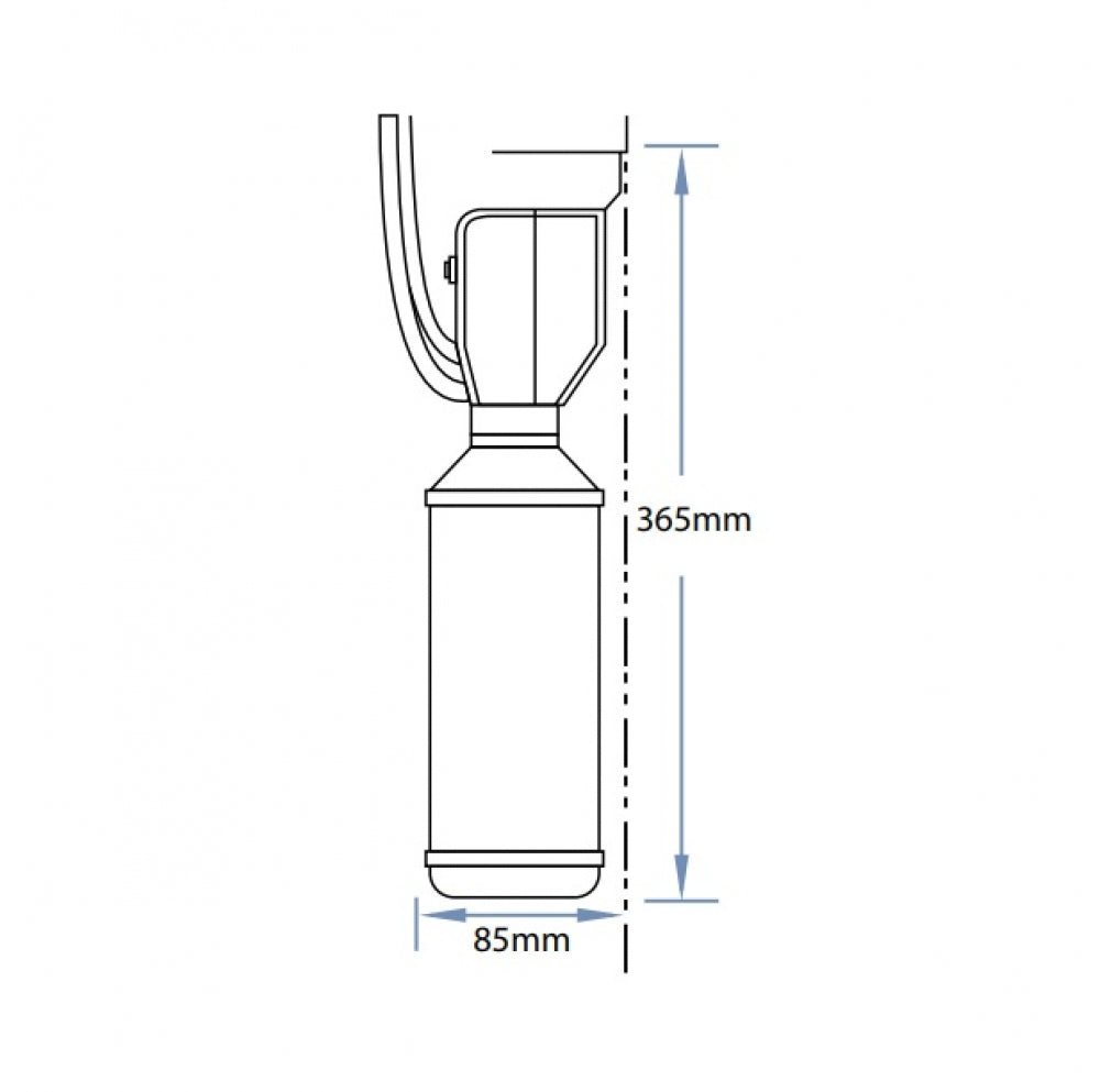Bradley CleanHands 6734 Bench Mounted Sensor Foam Soap Dispenser 1L