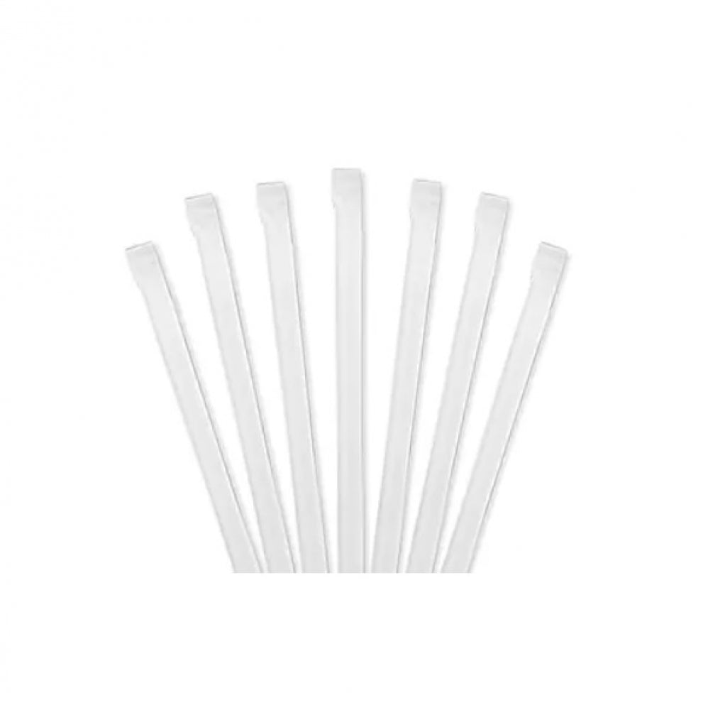 Castaway PSFLEXW Flexi Paper Straws Individually Wrapped