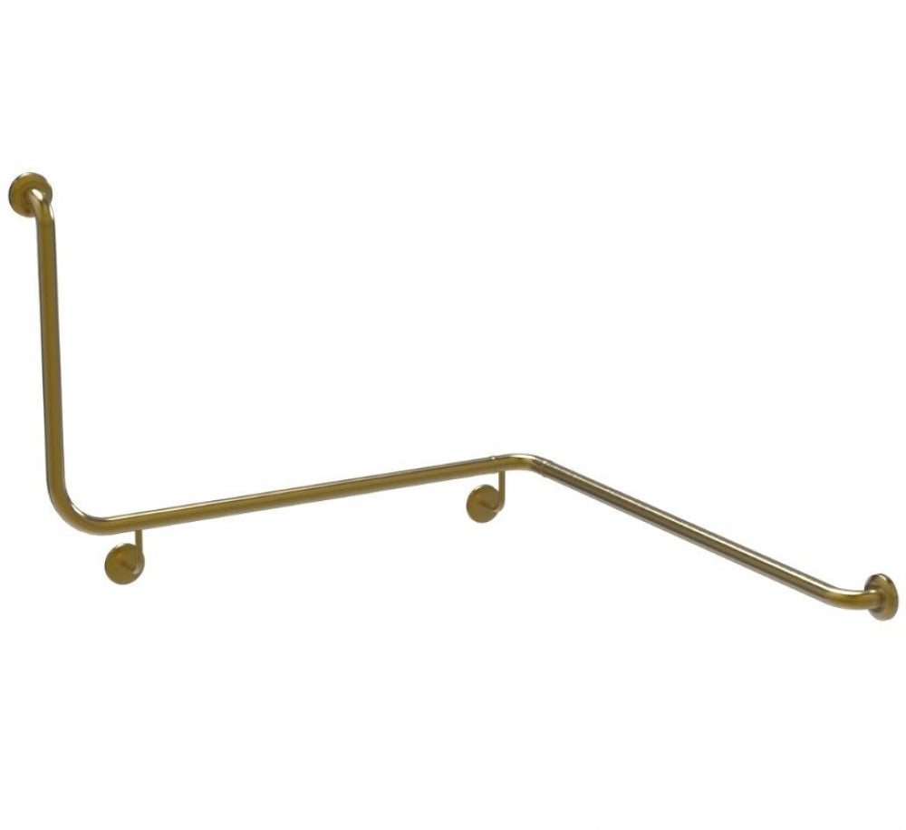 Bradley 832-PVD-BB Corner Toilet Grab Rail 90 Degree Right Hand