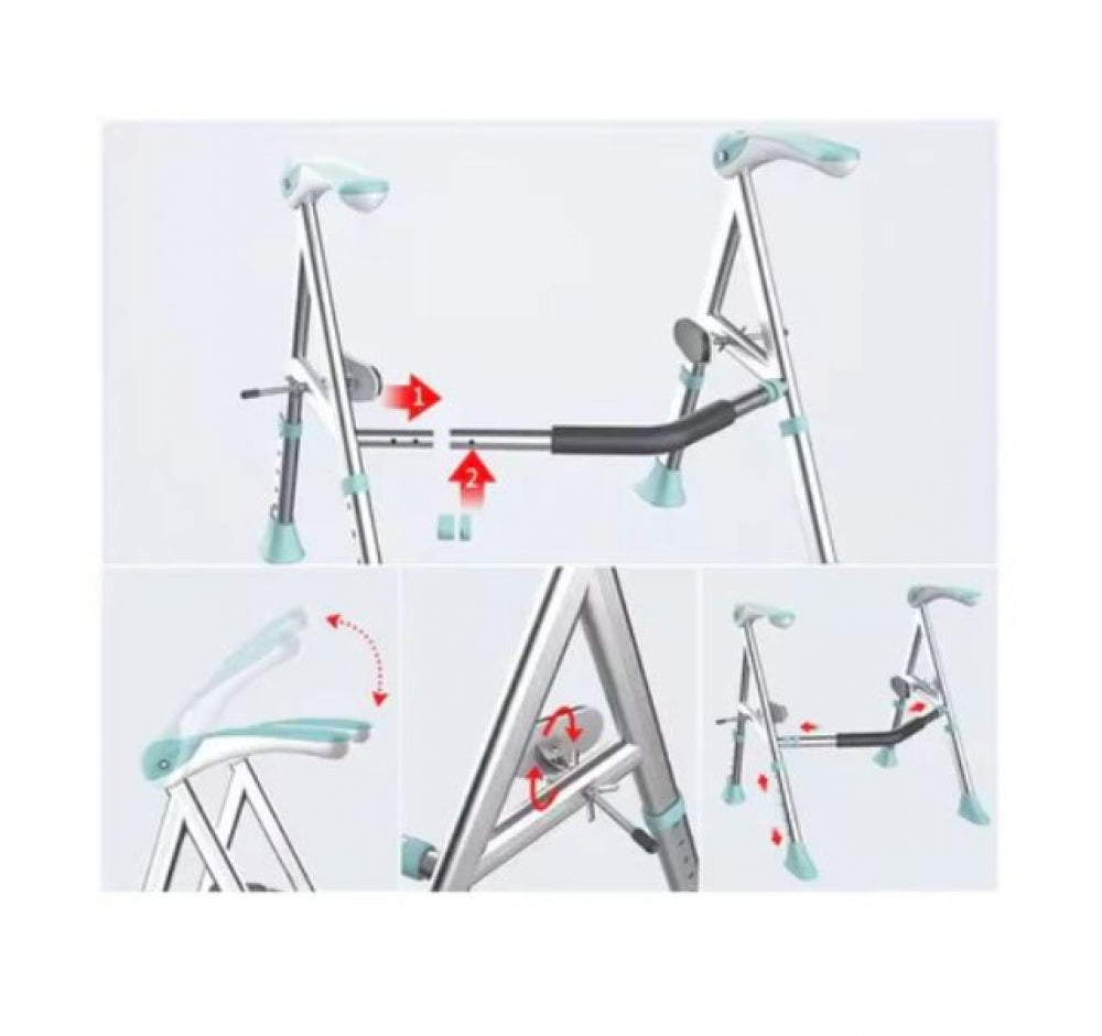 Avail Designs S03F1 Toilet Support Frame Fold Up