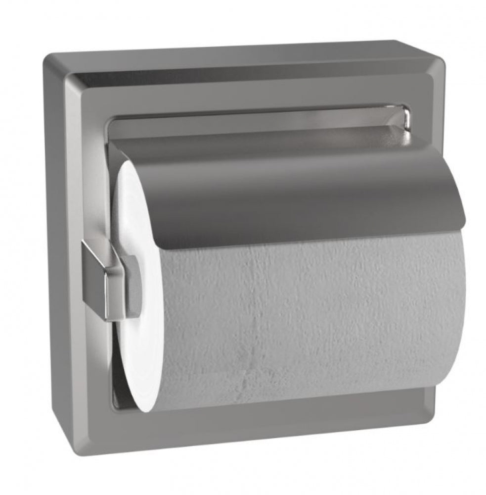 Bradley 5106-S Single Toilet Roll Holder with Hood