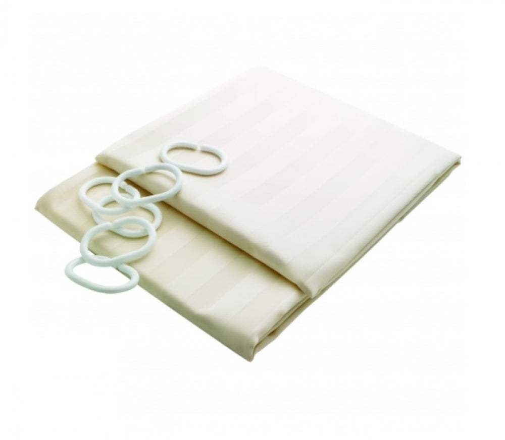 Bradley 9537 Shower Curtain with Hooks