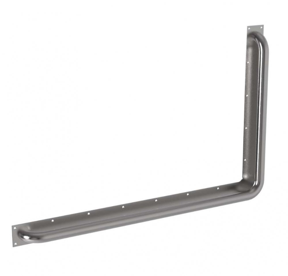 Bradley Security SA72BP Toilet Grab Rail 90 Degree Left Hand Anti-Ligature