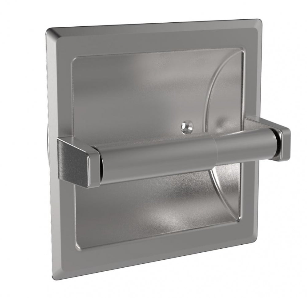 Bradley 5104 Single Toilet Roll Holder Recessed