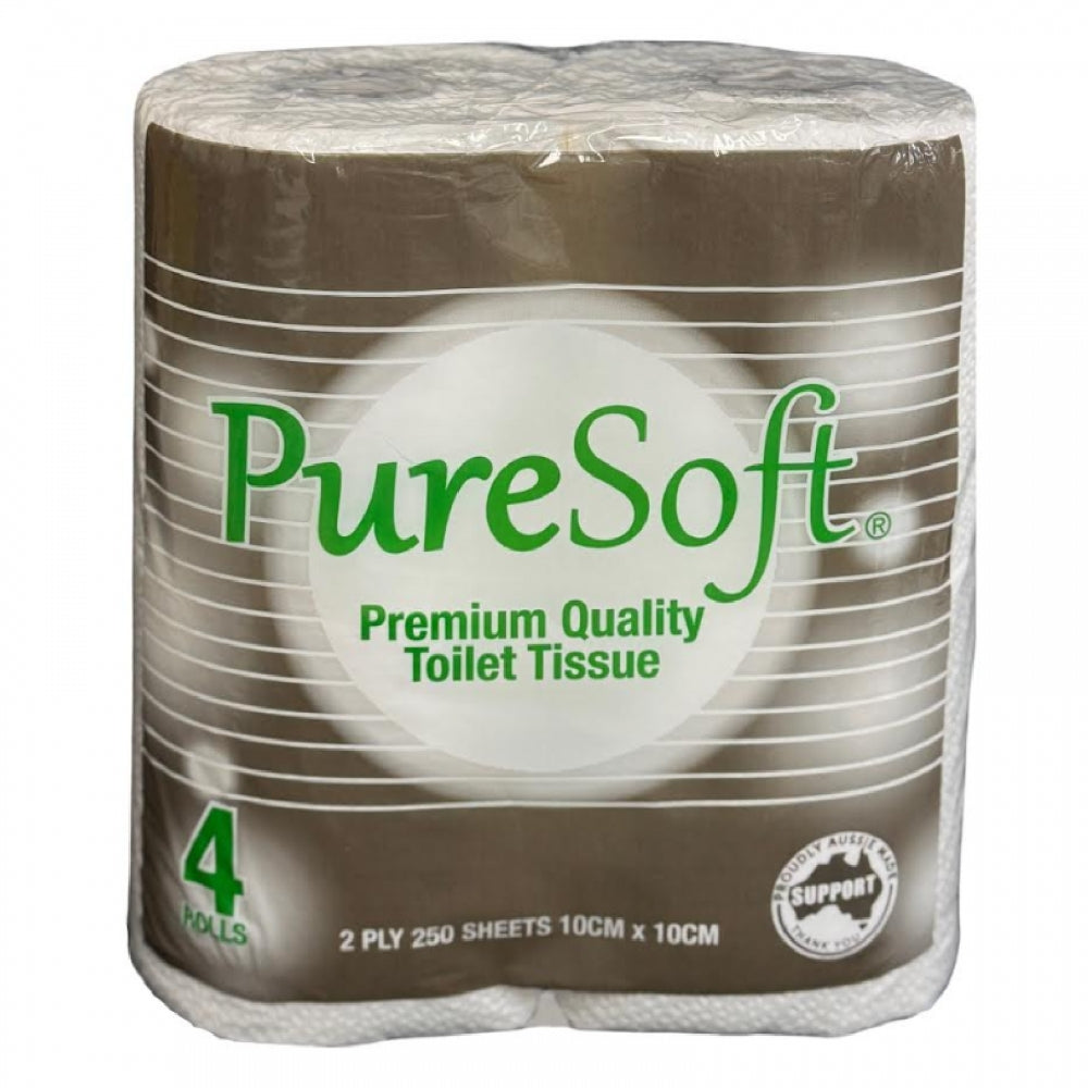 ABC P-250 Puresoft Toilet Rolls 250 Sheet